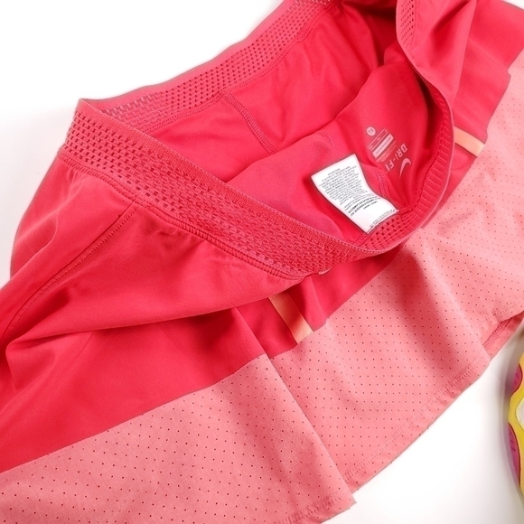 New NIKE Peach Coral Pink Golf Tennis Skirt Size 14 - Picture 13 of 13